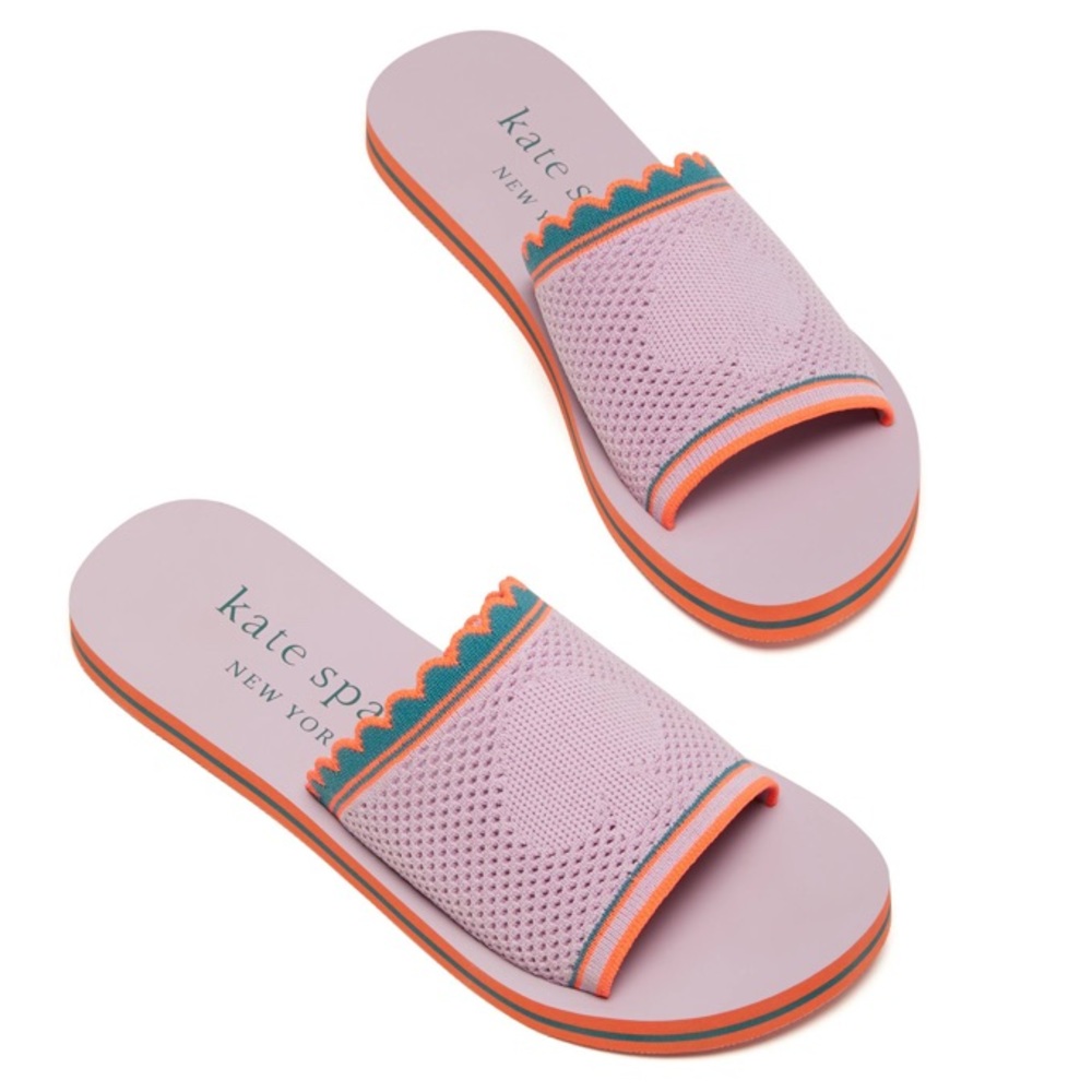 Kate Spade “Festival” sandals in “sweet pea”